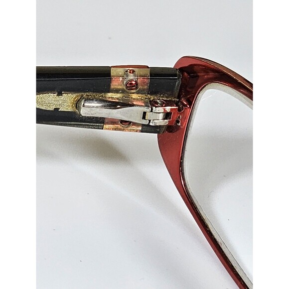 Tommy Hilfiger Women's Eyeglasses Vintage Red/black 49-16 130 FRAMES ONLY - Picture 13 of 16